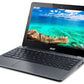 Acer C740 Chromebook | Windows 10 Professional | 128GB Storage | Latest Technology Laptop | Full HD 11.6" Display | 6+ Hours Battery | INTEL Fast Processor | Slim Machine | Grey Color | FREE MOUSE & ORIGINAL CHARGER