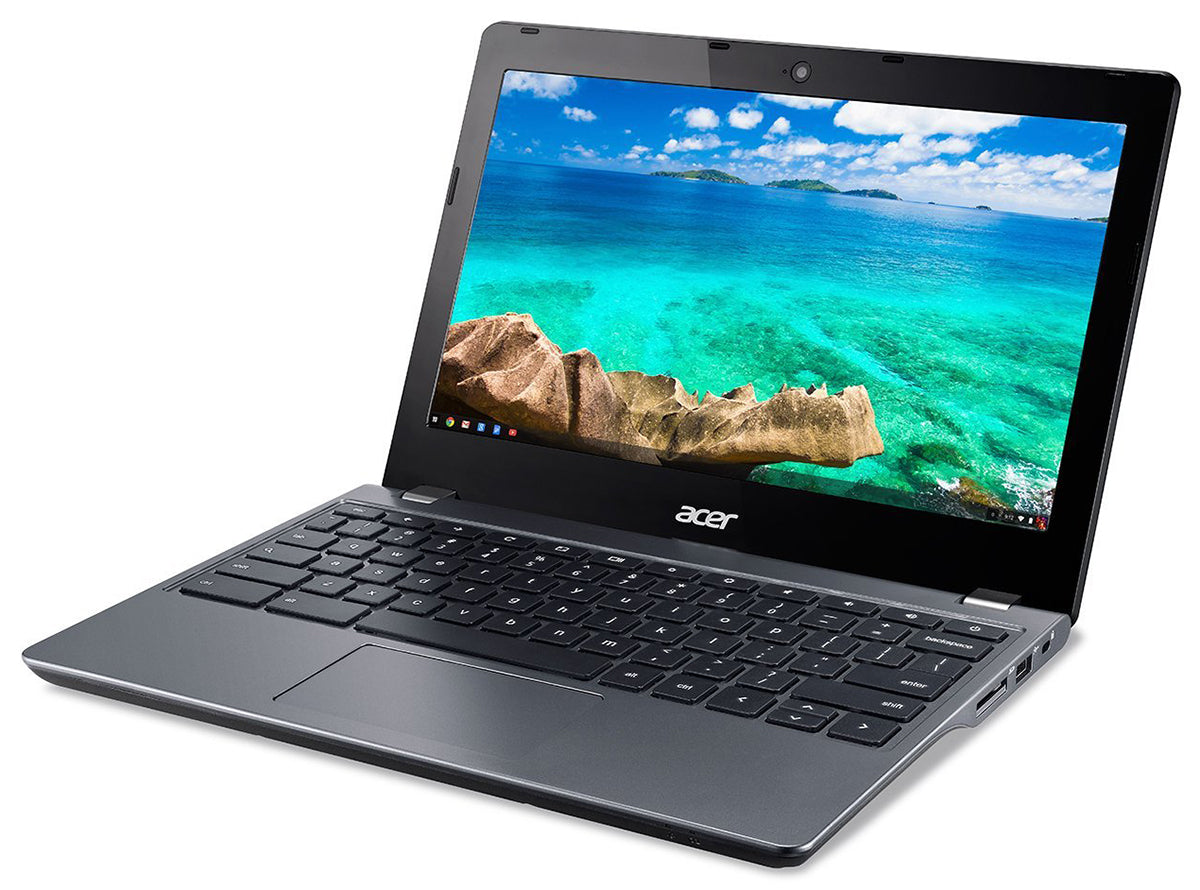 Acer C740 Chromebook | Windows 10 Professional | 128GB Storage | Latest Technology Laptop | Full HD 11.6" Display | 6+ Hours Battery | INTEL Fast Processor | Slim Machine | Grey Color | FREE MOUSE & ORIGINAL CHARGER
